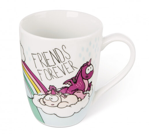 mok Friends Forever 350 ml porselein roze