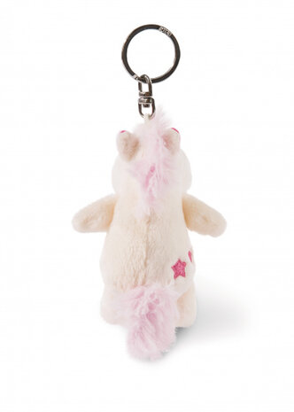 sleutelhanger Theodor junior 10 cm pluche roze