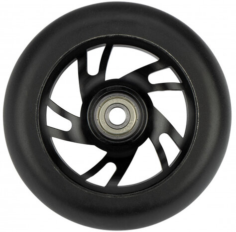 wielen stuntstep 85A 100 x 24 mm PU zwart 2 stuks