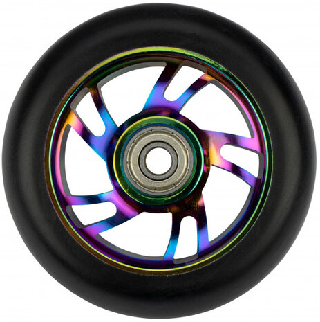 wielen stuntscooter 85A 100 x 24 mm PU zwart 2 stuks