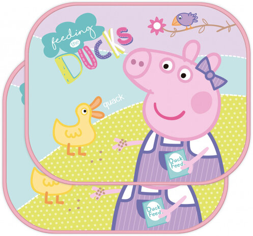 zonneschermen Peppa Pig junior 36 x 45 cm 2 stuks