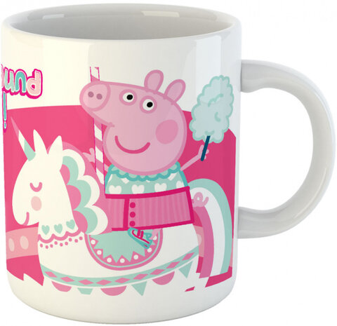 mok Peppa Pig junior 325 ml keramiek wit