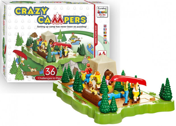 puzzel Crazy Campers junior 11-delig