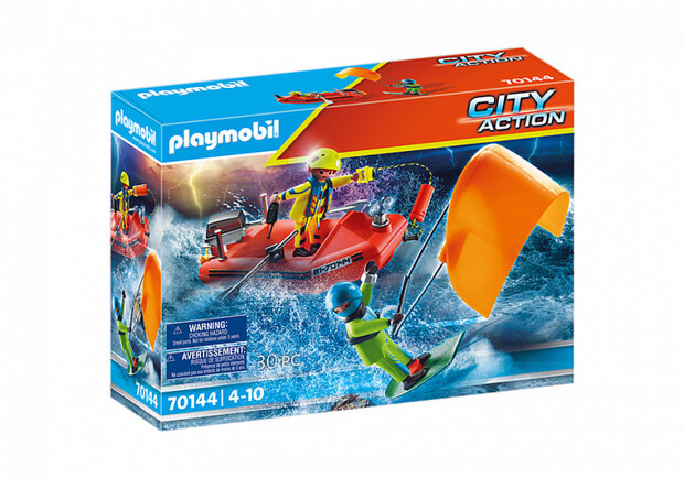 City Action - Redding op zee: kitesurfer (70144)