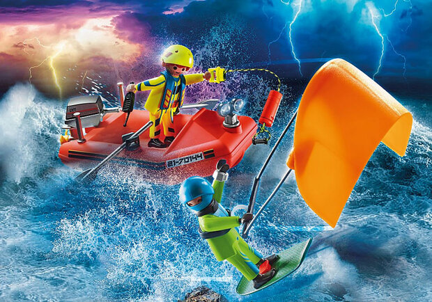 City Action - Redding op zee: kitesurfer (70144)