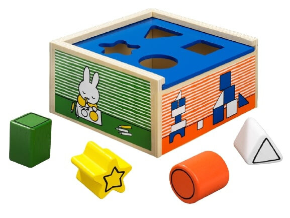vormenstoof Nijntje junior 14 cm hout 5-delig