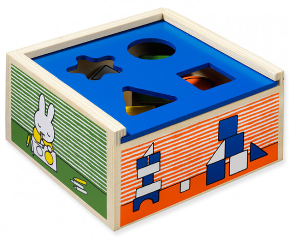 vormenstoof Nijntje junior 14 cm hout 5-delig