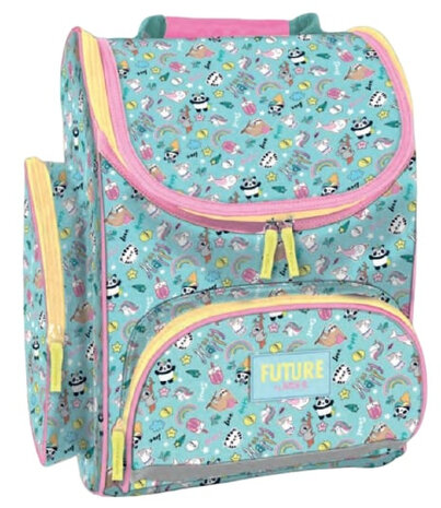 rugzak meisjes 15 liter 37 cm polyester blauw