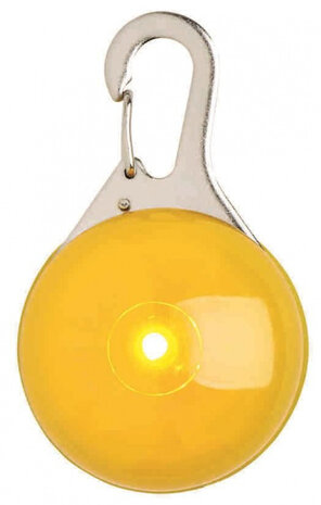 sleutelhanger led junior 3,2 x 5,4 cm geel
