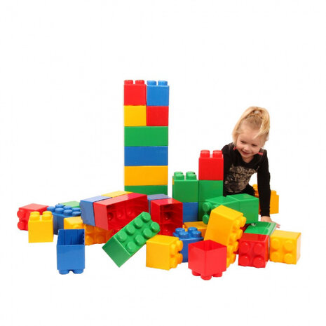 blokkenset Klassiek junior 21,5 x 12 cm 45-delig