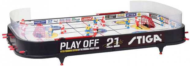 ijshockeytafel Peter Forsberg 96 x 50 cm zwart 18-delig