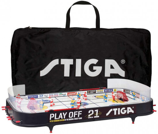ijshockeytafel Peter Forsberg 96 x 50 cm zwart 18-delig