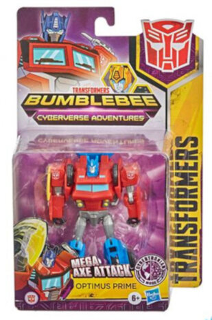 transformer Bumblebee Optimus Prime 15 cm rood/blauw