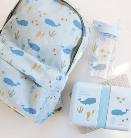 rugzak Oceaan junior 5,5 L lichtblauw