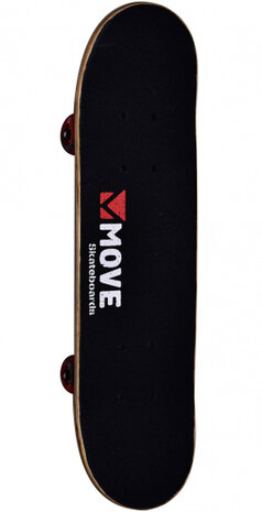 skateboard Robot 61 cm hout/aluminium zwart/oranje