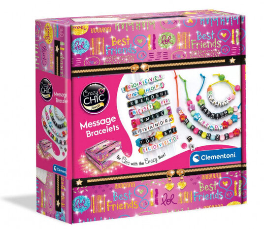 armbanden maken Crazy Chic meisjes roze