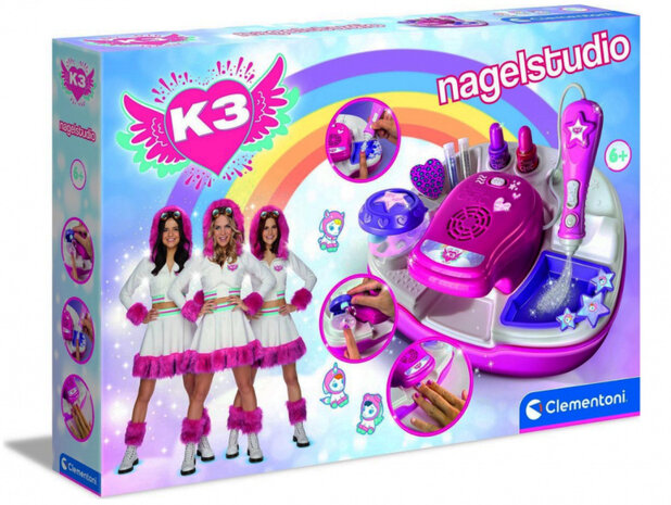 nagelstudio K3 meisjes 45 x 32 cm roze 9-delig
