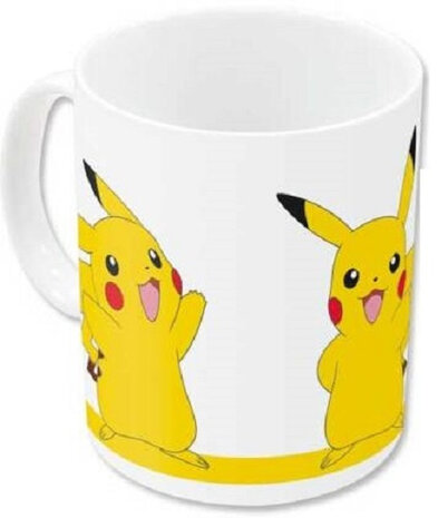 mok Pikachu 350 ml junior keramiek wit/geel