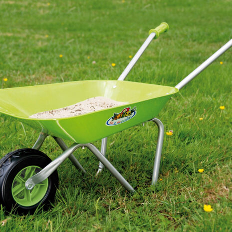 kruiwagen Kids in the Garden 76 cm staal groen
