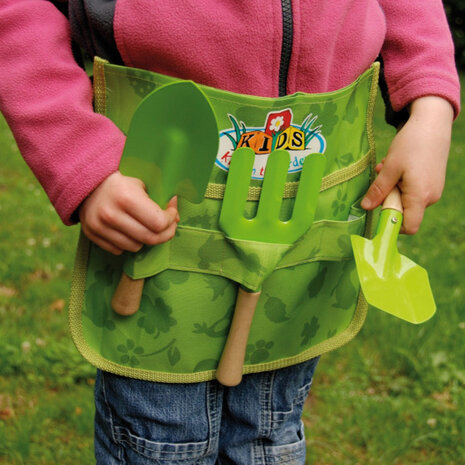 tuingereedschapsgordel junior 29,2 cm groen