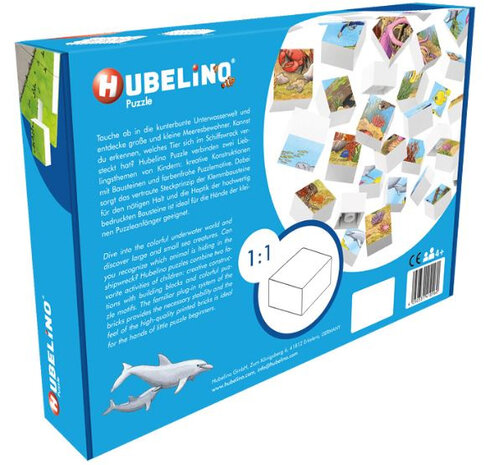puzzel onderwaterwereld junior 26,5 cm 35 stukjes