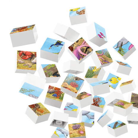 puzzel onderwaterwereld junior 26,5 cm 35 stukjes