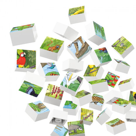 puzzel regenwoud junior 26,5 x 18,2 cm 35 stukjes