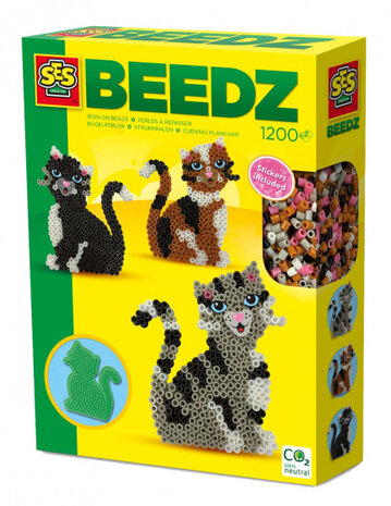strijkkralenset Beedz Poes 1200 stuks