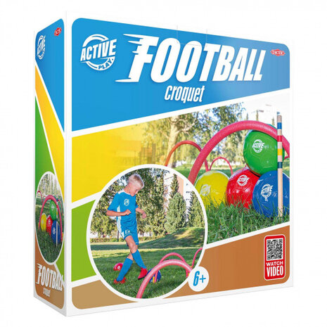 voetbalcroquet junior 38 x 39 cm foam 12-delig