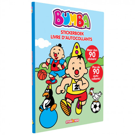 stickerboek Bumba Sport junior papier blauw