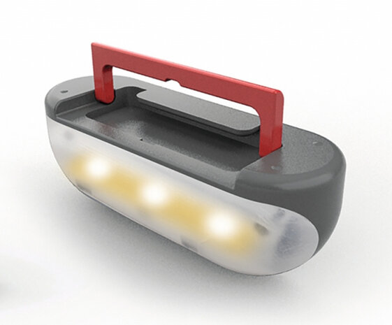 speelhuislamp Nomad Solar 15 x 5 cm grijs/grood