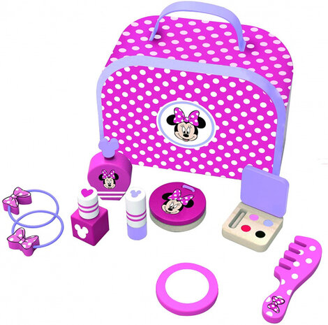 make-upset Minnie Mouse junior paars 10-delig