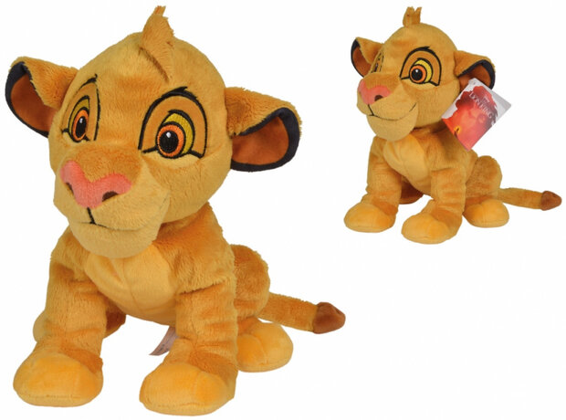 knuffel Disney Simba junior 25 cm pluche oranje
