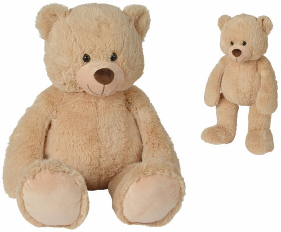 knuffelbeer klassiek junior 60 cm pluche beige