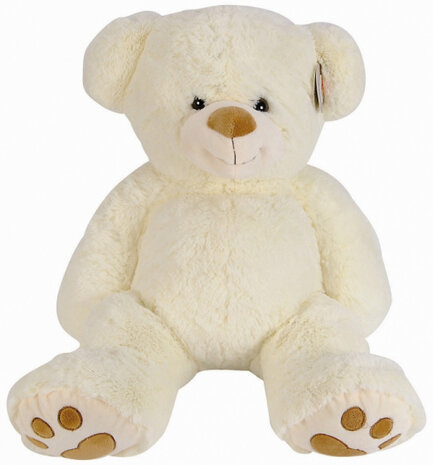 knuffelbeer klassiek junior 66 cm pluche cr&egrave;mekleurig