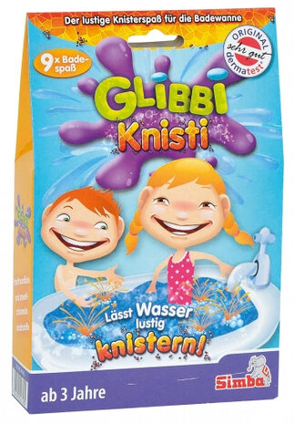 badslijm Glibbi Knisti knispereffect junior 9 stuks