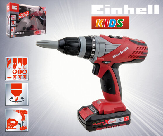 accuboor junior 22 x 19,5 cm rood/zwart 5-delig