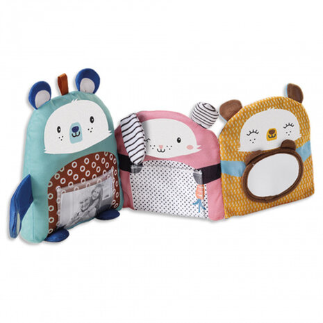 fotoboekje Family Hugs junior 24 cm katoen