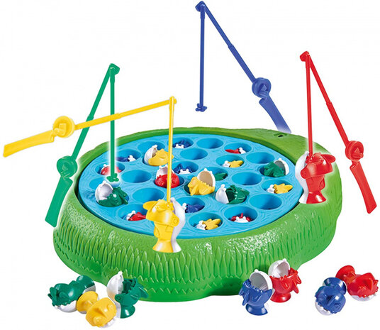 visspel Simba junior 32 x 28 cm groen/blauw 33-delig
