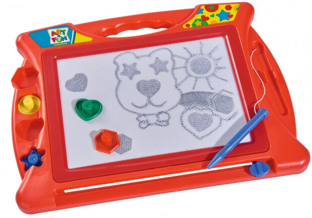 tekenbord magnetisch junior 40 x 29 cm rood