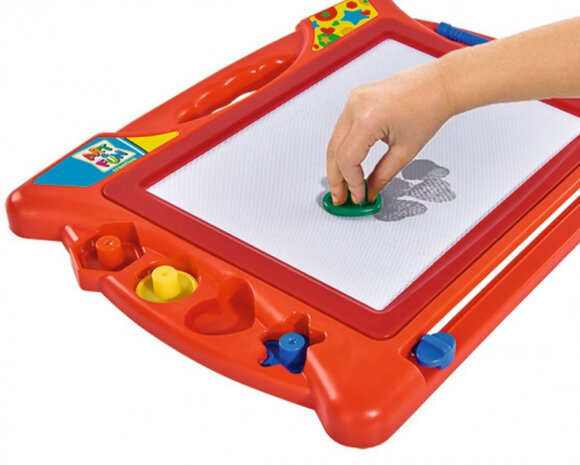 tekenbord magnetisch junior 40 x 29 cm rood