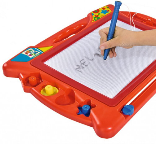 tekenbord magnetisch junior 40 x 29 cm rood