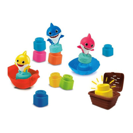 badspeelgoed Baby Shark junior 15-delig