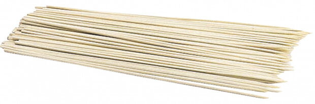 sat&eacute;prikkers 20 cm bamboe naturel 100 stuks
