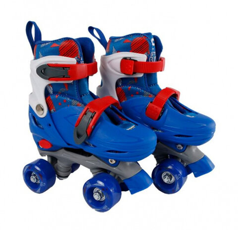 rolschaatsen verstelbaar jongens blauw maat 27/30