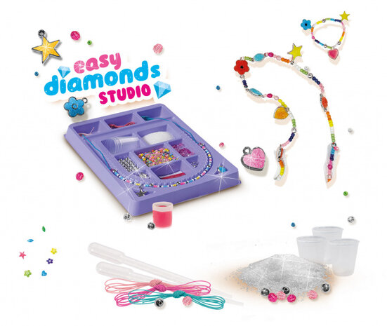 kralenset Easy Diamonds Studio meisjes 36-delig
