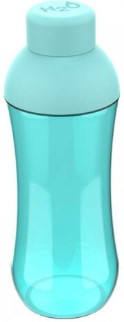 waterfles H2O lunch buddies 600 ml turquoise