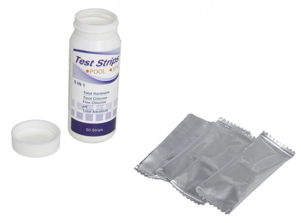 waterteststrip wit 50 stuks