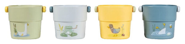 badbeker Little Dutch junior 7,5 x 7 cm 4 stuks