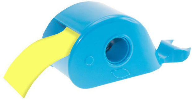 etiketten Sticky Notes 50 mm x 8 m blauw/geel 2-delig